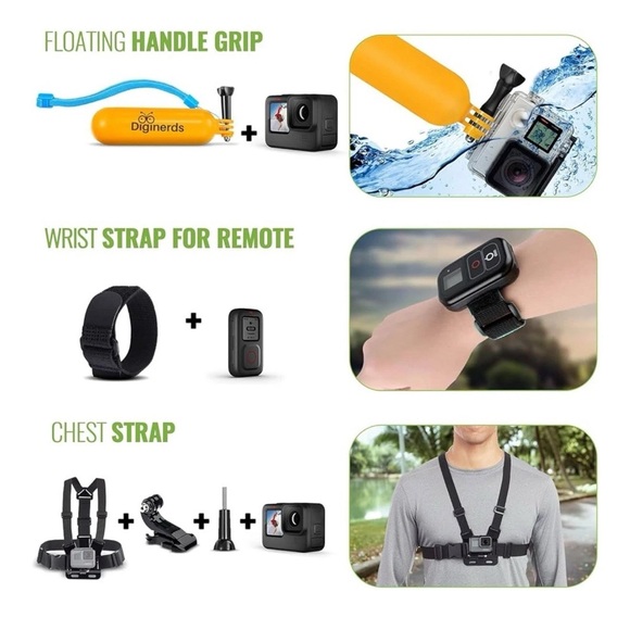 GoPro HERO12 Black - Waterproof Action Camera, Bundle, and Wrist Remote - Picture 8 of 10